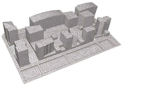 General geometry with the meshing