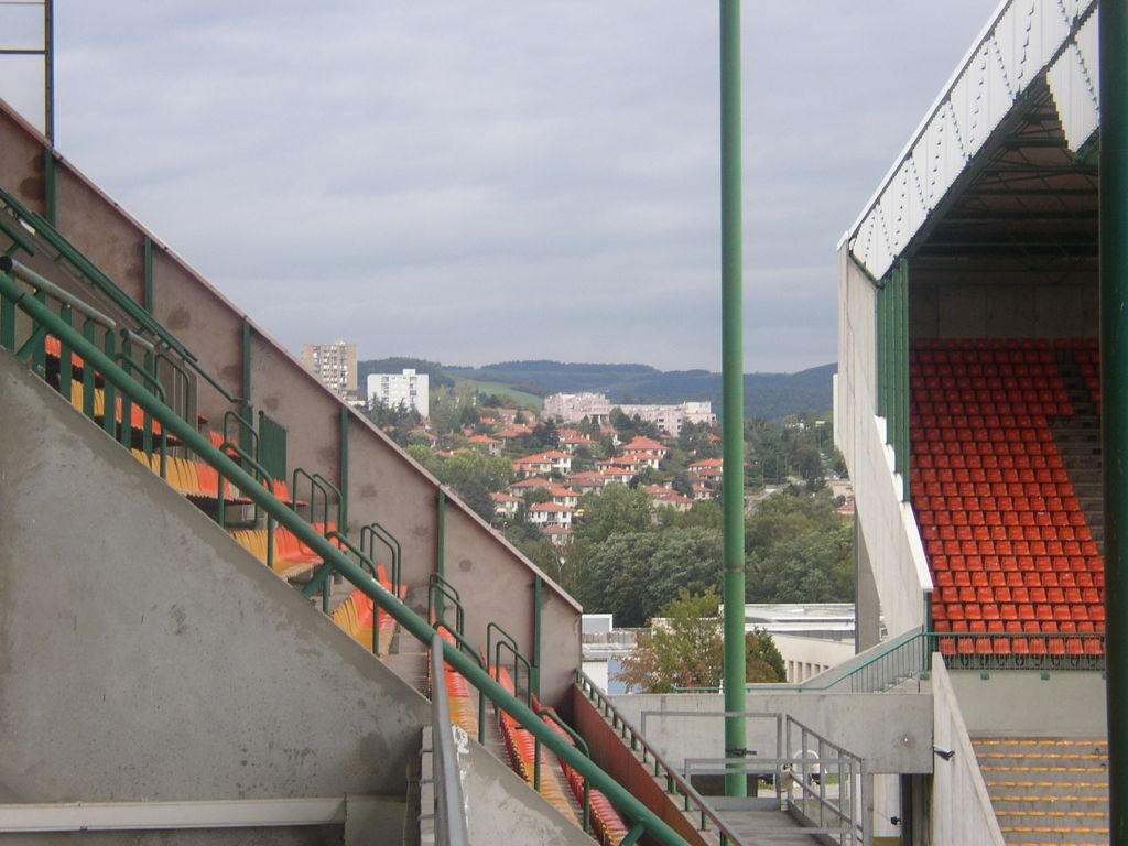 Vue sur la ville à Geoffroy-Guichard. Photo : Jean-Michel Roux